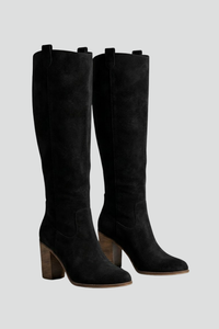 Balbina | Botas Altas de Mujer de Tacón Ancho para Otoño