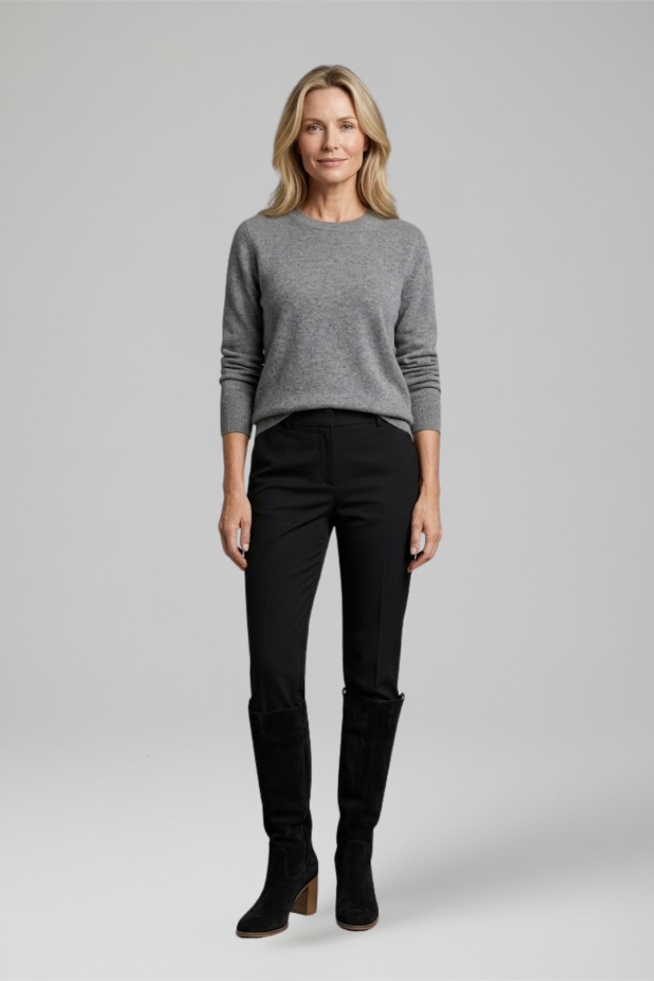 Balbina | Botas Altas de Mujer de Tacón Ancho para Otoño