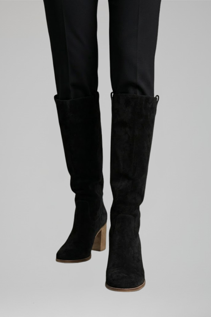 Balbina | Botas Altas de Mujer de Tacón Ancho para Otoño