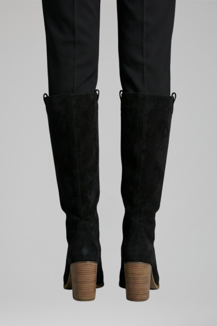 Balbina | Botas Altas de Mujer de Tacón Ancho para Otoño