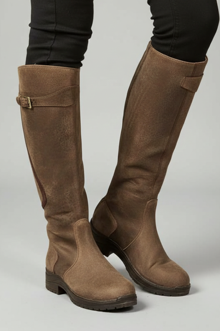Zenona | Botas Altas de Mujer de Suela de Goma