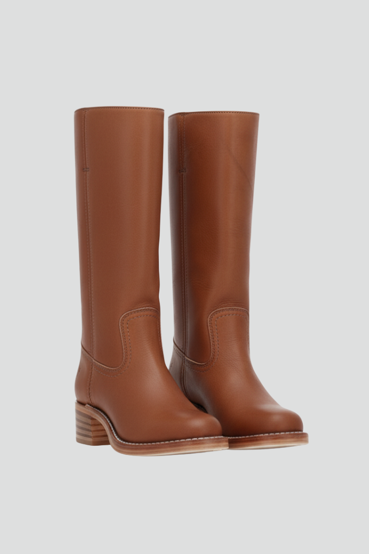 Casiana | Botas Altas de Mujer de Puntera Redonda