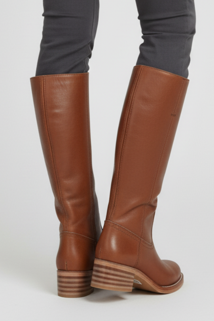 Casiana | Botas Altas de Mujer de Puntera Redonda