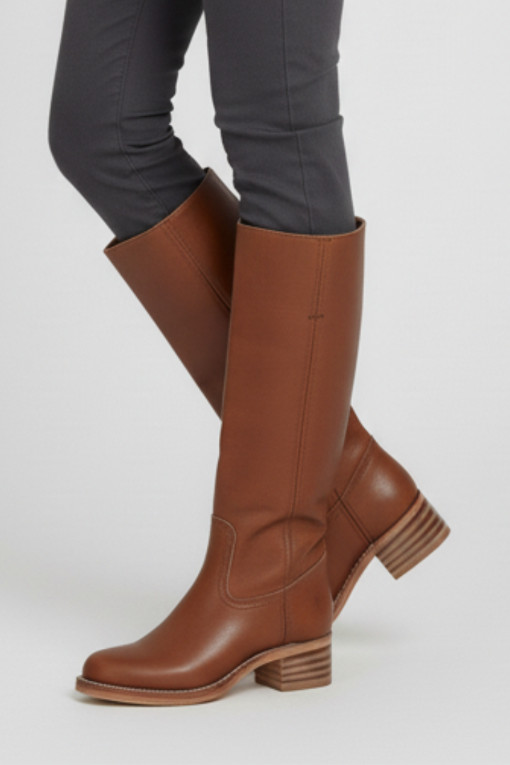Casiana | Botas Altas de Mujer de Puntera Redonda