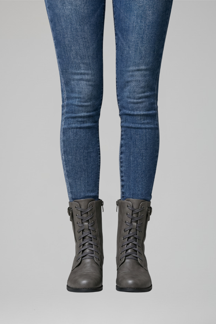 Benilde | Botines Ortopédicos con Cremallera y Cordones