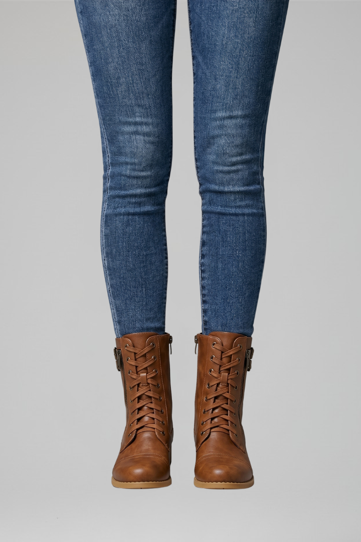 Benilde | Botines Ortopédicos con Cremallera y Cordones