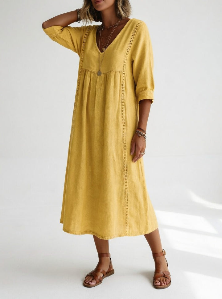 Clara | Vestido midi fluido casual elegante