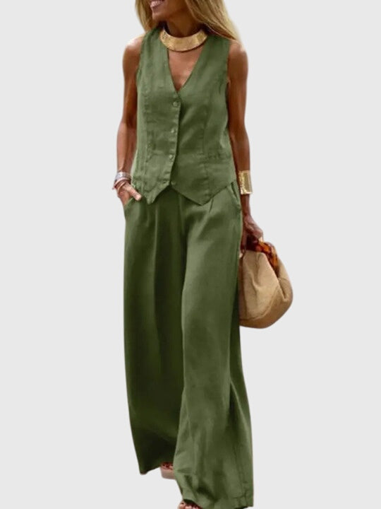 Crescencia | Conjunto Elegante de Dos Piezas