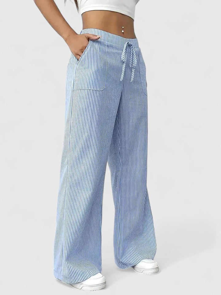Montserrat | Pantalón Ancho de Mujer con Cintura Ajustable