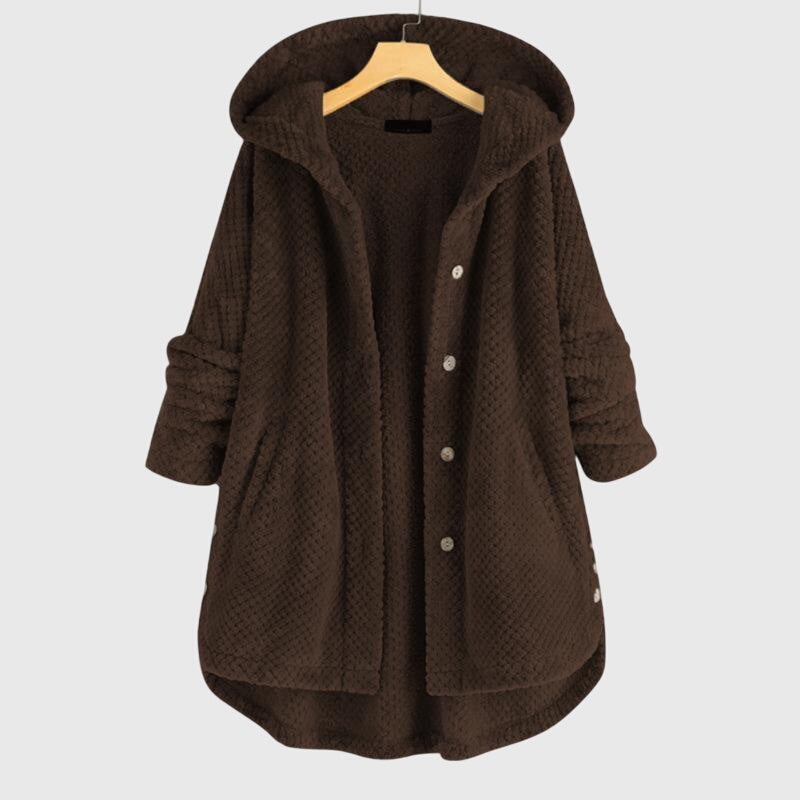 Anselma | Chaqueta Polar con Capucha