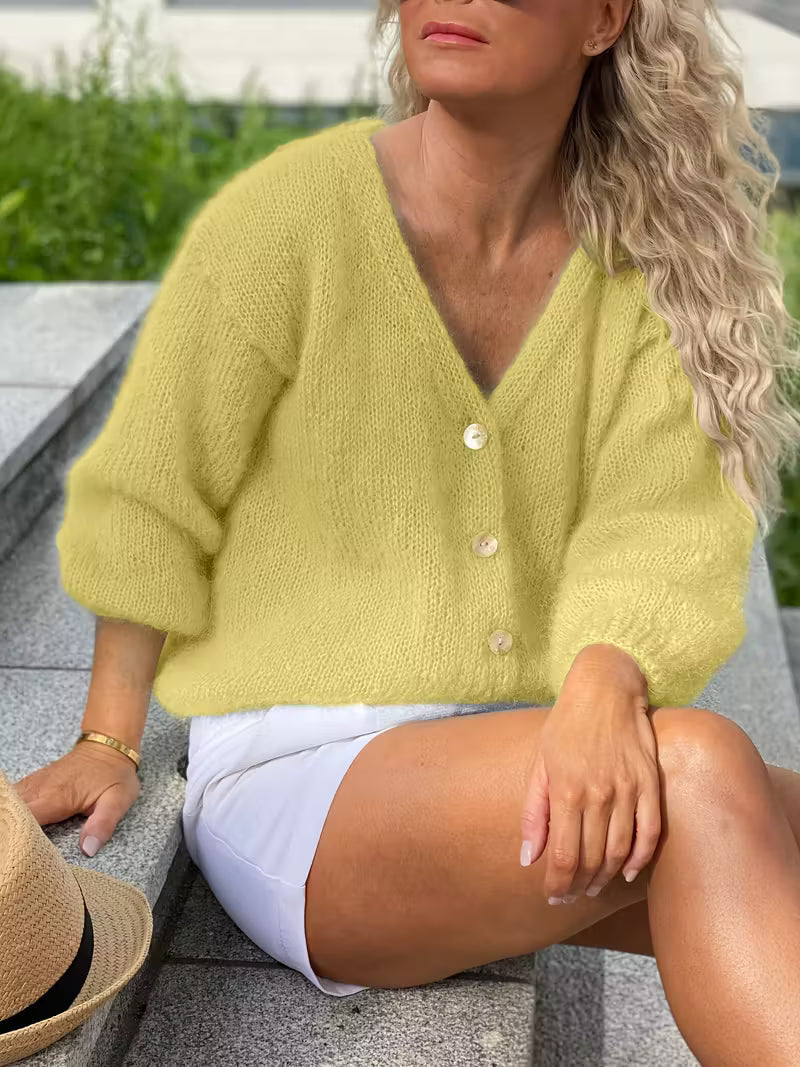 Hozanna - Jersey De Manga Larga De Punto Con Botones