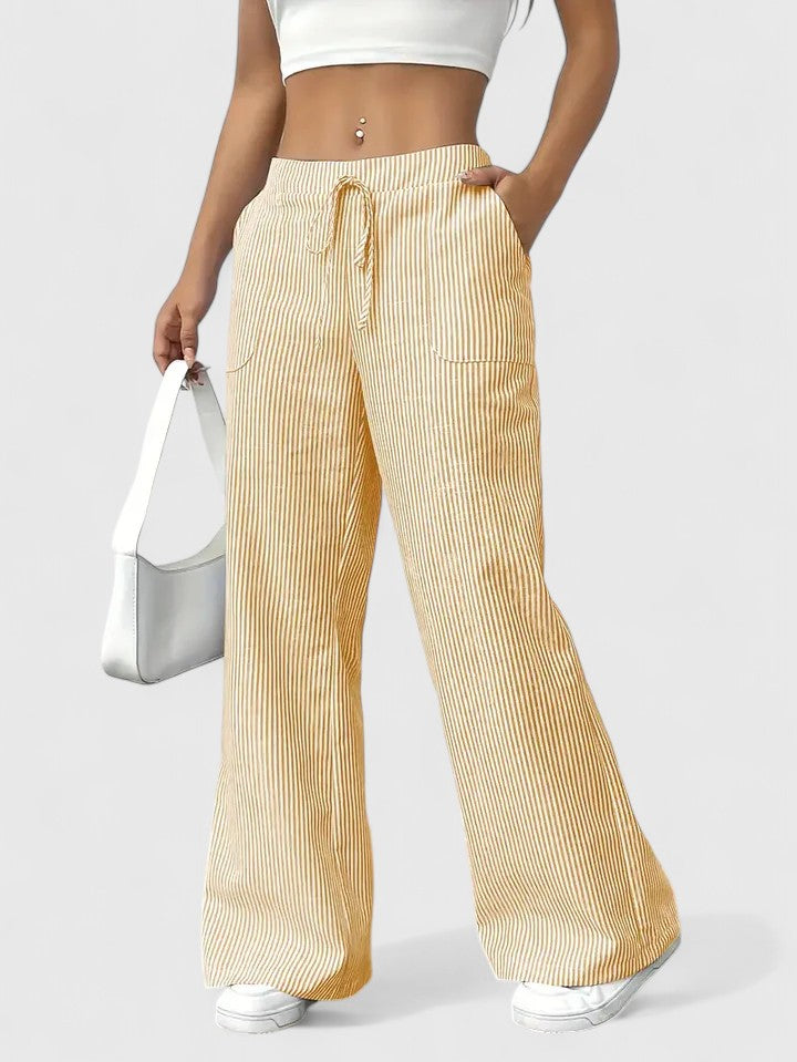 Montserrat | Pantalón Ancho de Mujer con Cintura Ajustable