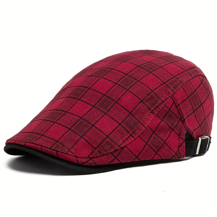 Diego|  Gorro vintage a Cuadros Ajustable
