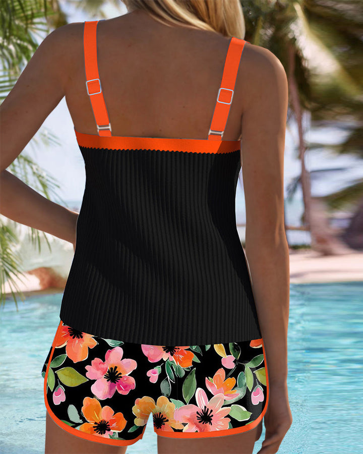 Gabriela | Tankini Elegante con Short Floral