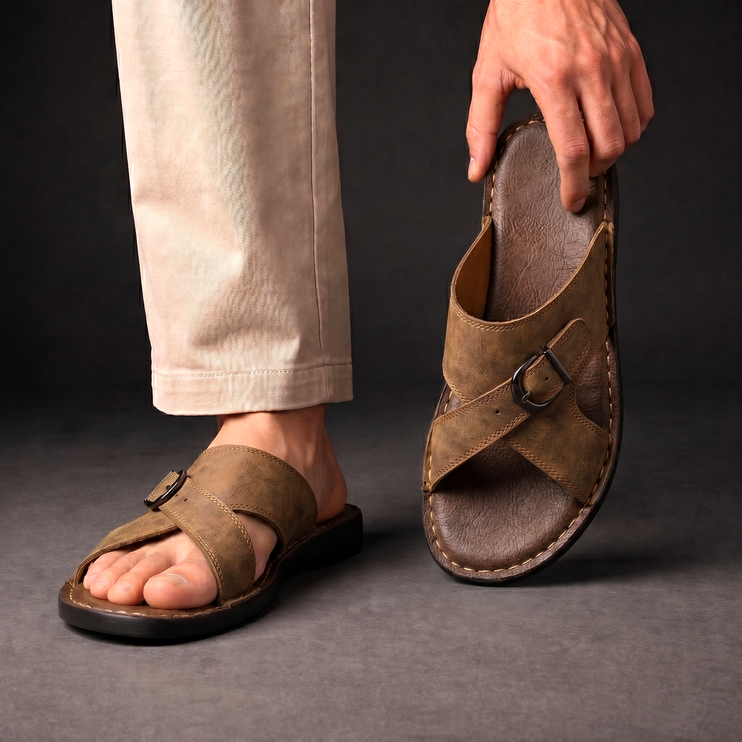 Diego | Sandalias de Cuero