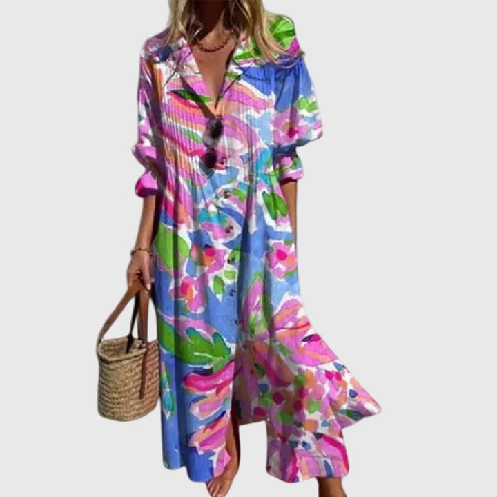 Francisca | Vestido Maxi Bohemio Elegante
