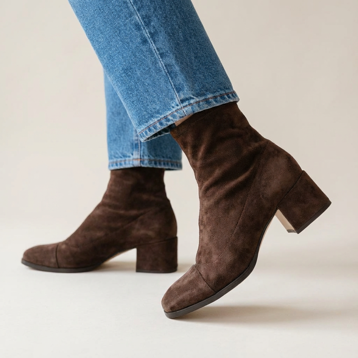 Alodia | Botines Elegantes de Mujer con Punta Cuadrada - 9