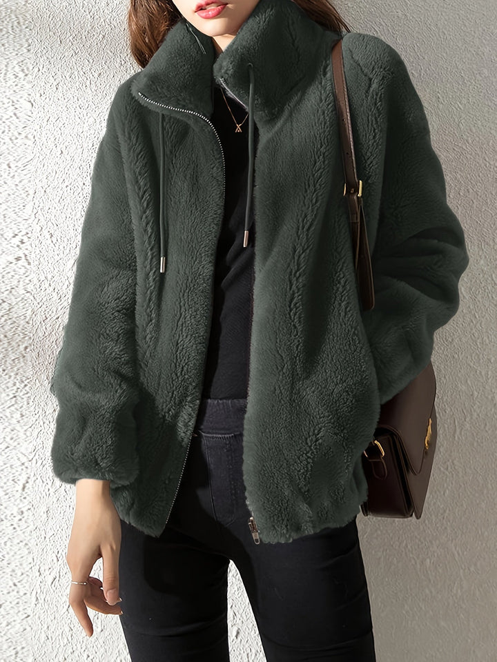 Juana | Chaqueta de Punto Alto con Cremallera