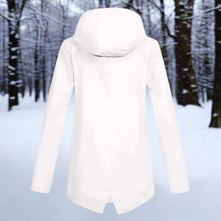 Viviana | Chaqueta Impermeable con Capucha y Cremallera