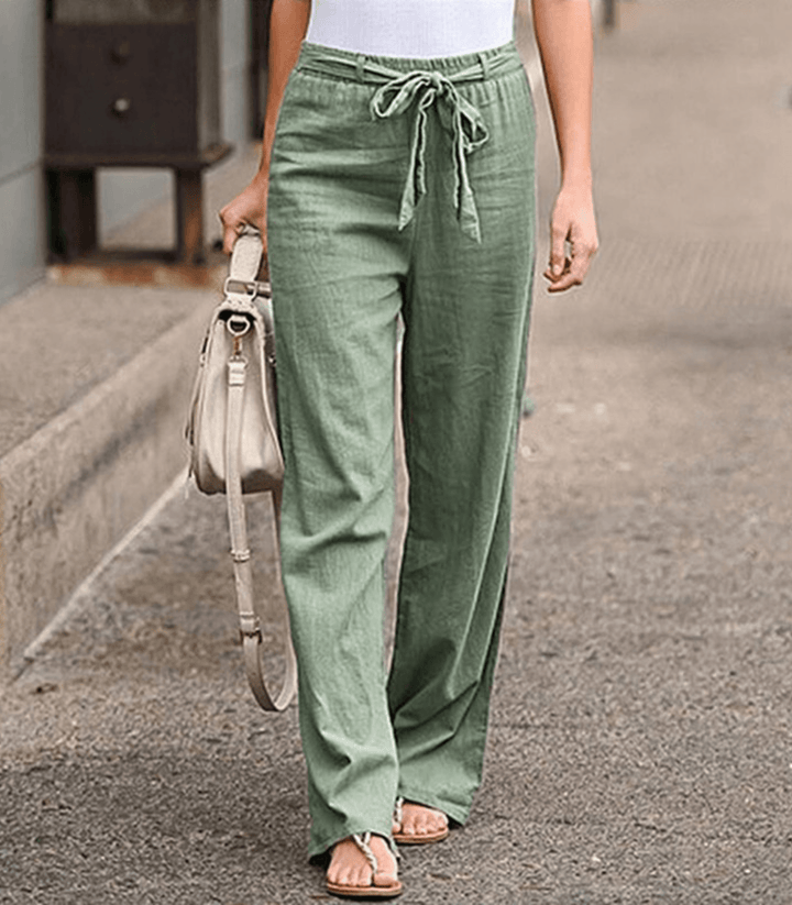 Daniela | Pantalón de Relax Mujer con Cordón y Cintura Elástica