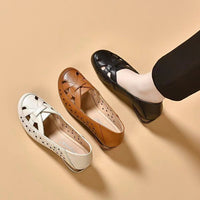Marta | Zapatos de cuero deslizables con cortes