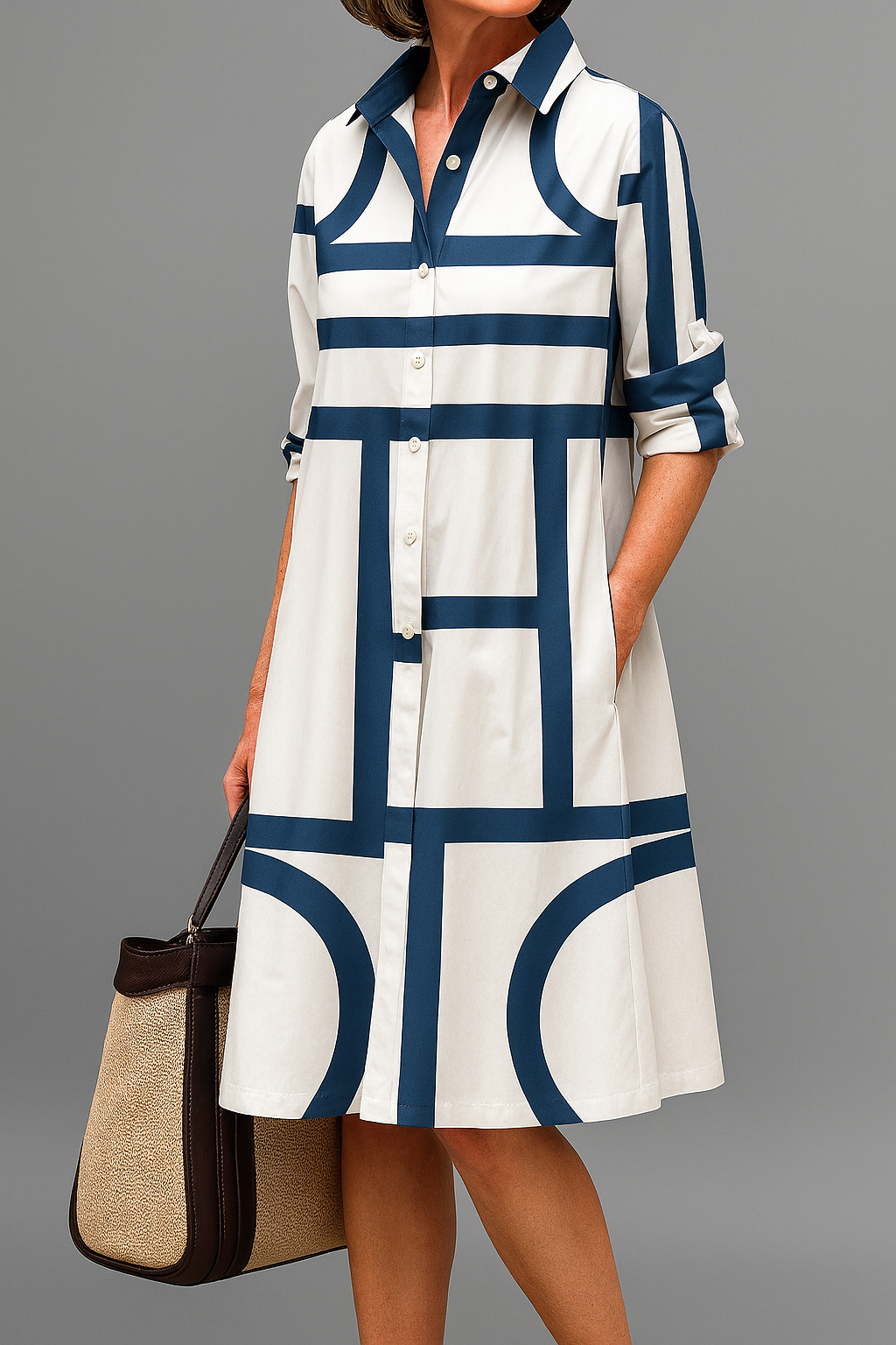 Blanco y Azul / 5XL