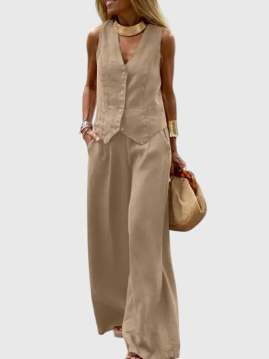 Crescencia | Conjunto Elegante de Dos Piezas