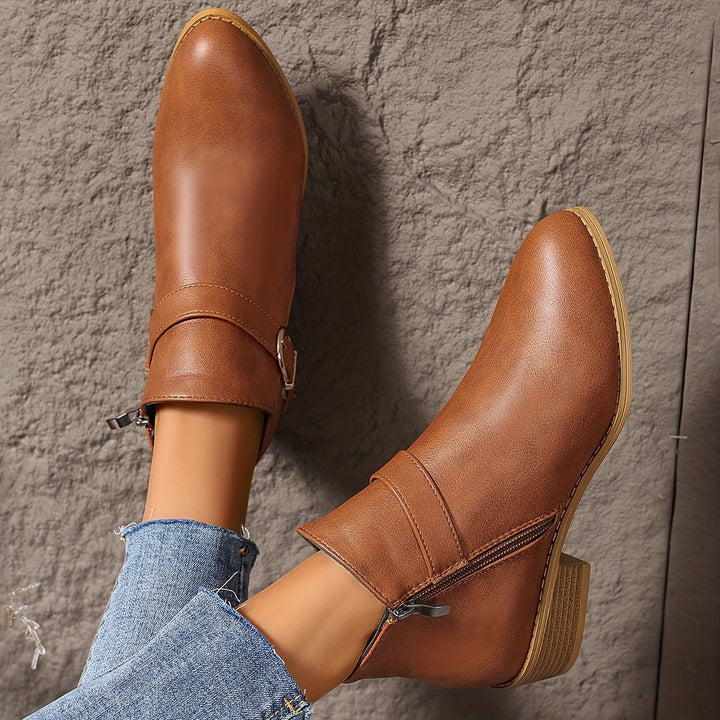 Severina | Botines Chelsea de Mujer con Correa Envolvente