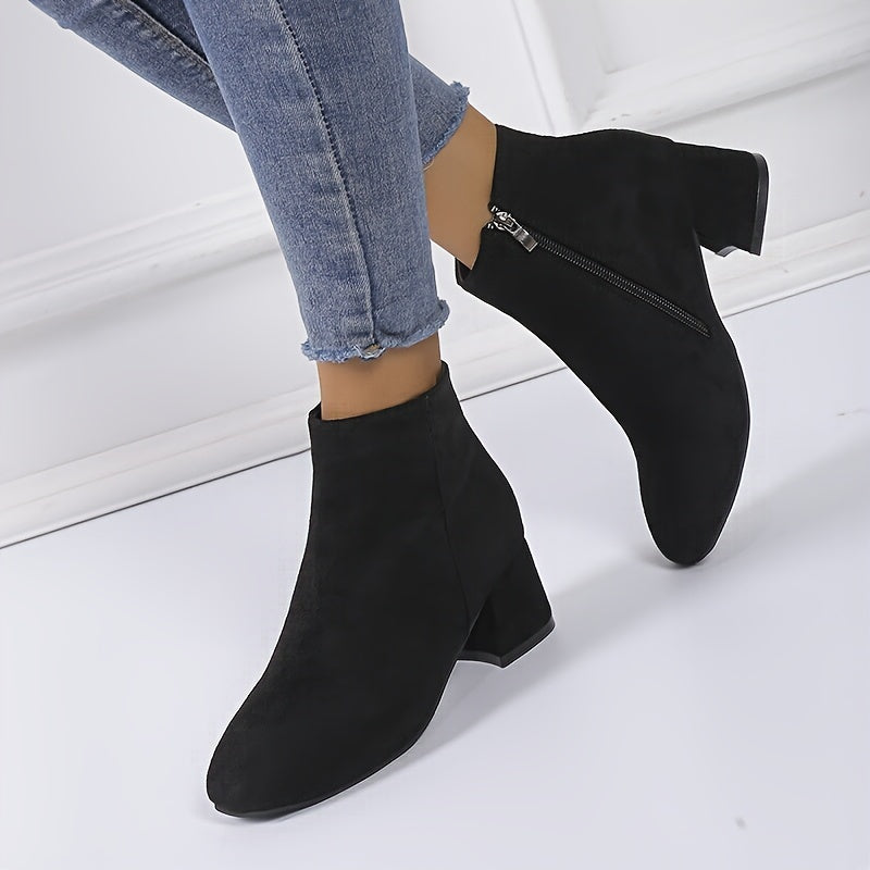 Prudencia | Botines Chelsea de Mujer con Acabado Ante