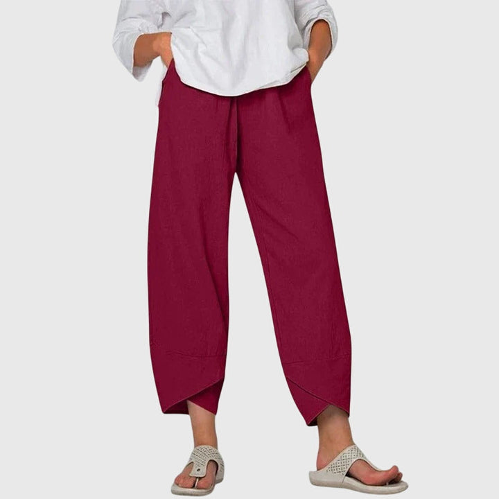 Elisa - Pantalón Ancho de Mujer Ligero y Transpirable