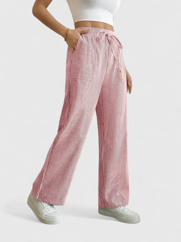 Montserrat | Pantalón Ancho de Mujer con Cintura Ajustable