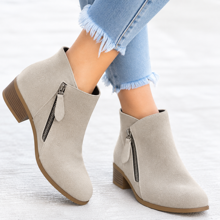 Casta | Botines Elegantes Cómodos para Caminar - Beige