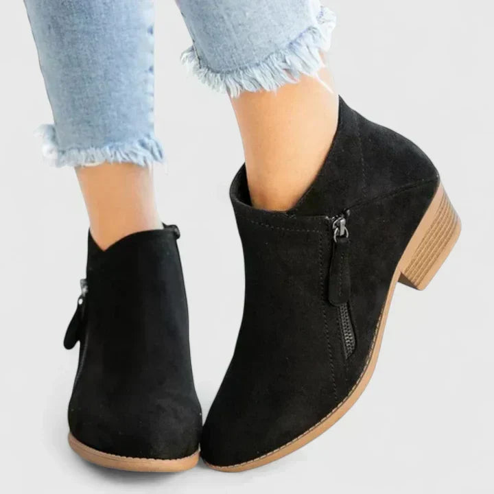 Casta | Botines Elegantes Cómodos para Caminar - Negro
