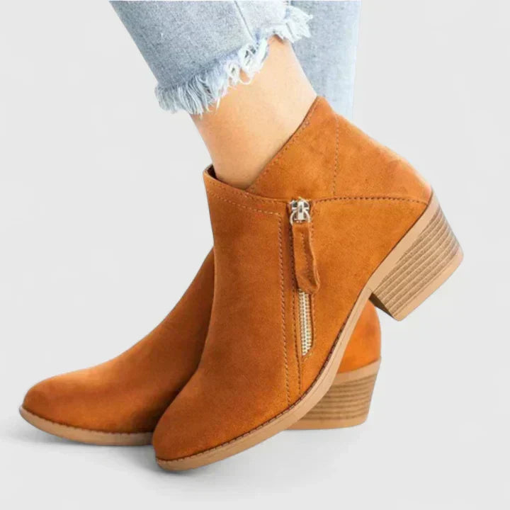 Casta | Botines Elegantes Cómodos para Caminar - Marrón
