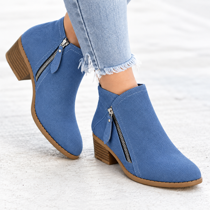 Casta | Botines Elegantes Cómodos para Caminar - Azul