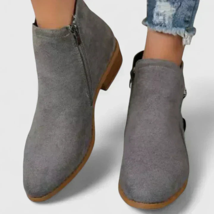 Casta | Botines Elegantes Cómodos para Caminar - Gris