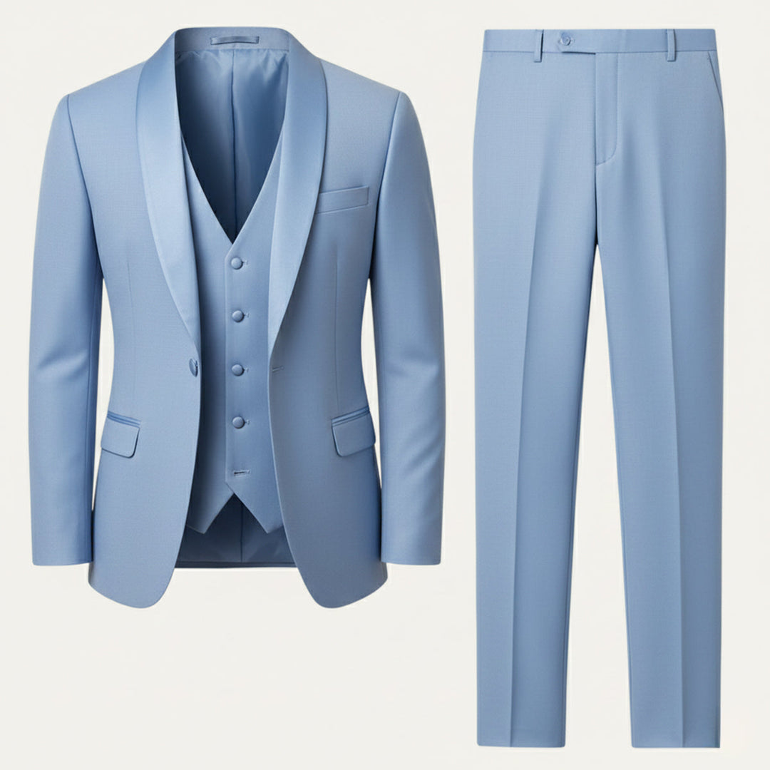 Celestino | Esmoquin de Tres Piezas Slim Fit para Ceremonias - 13