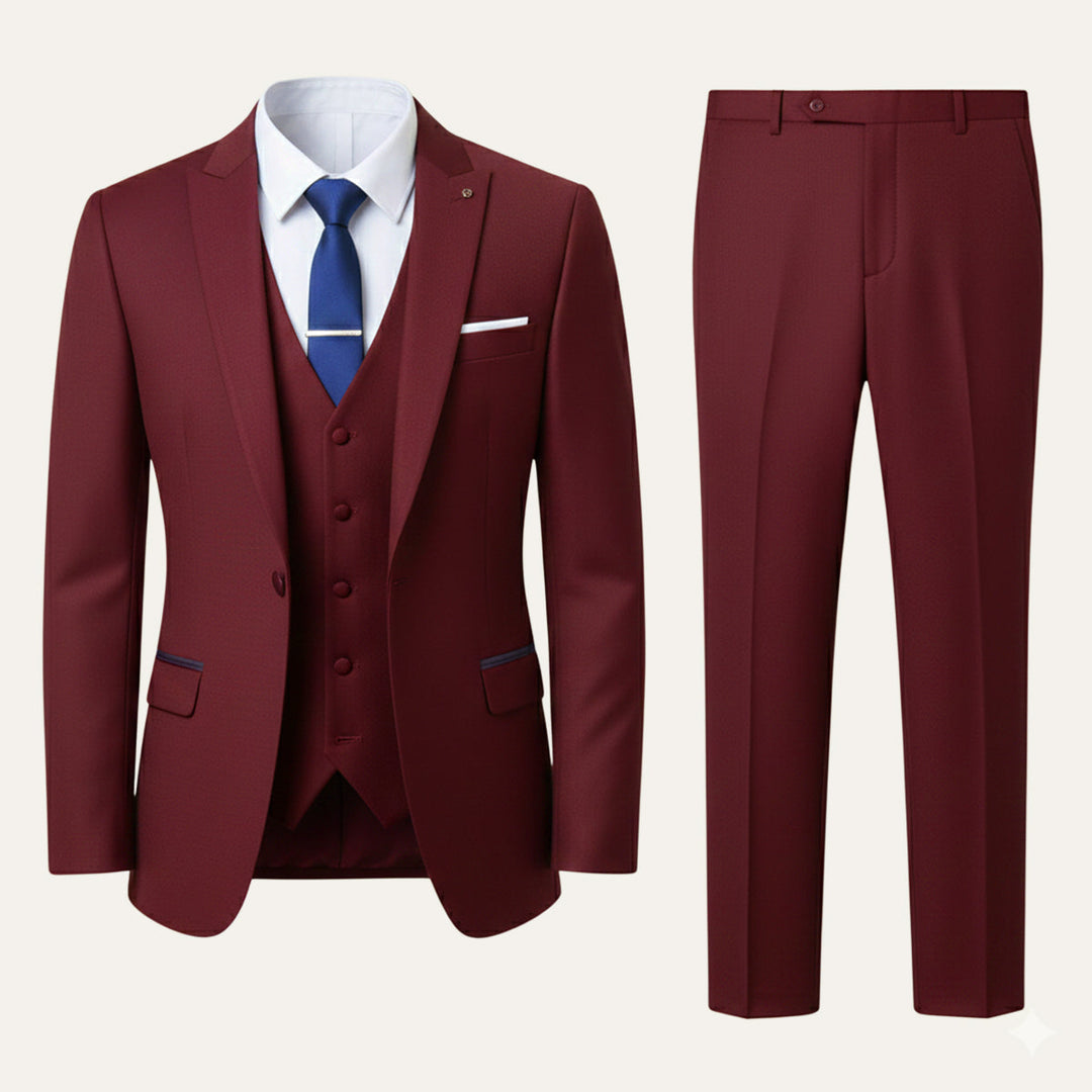 Celestino | Esmoquin de Tres Piezas Slim Fit para Ceremonias - 7