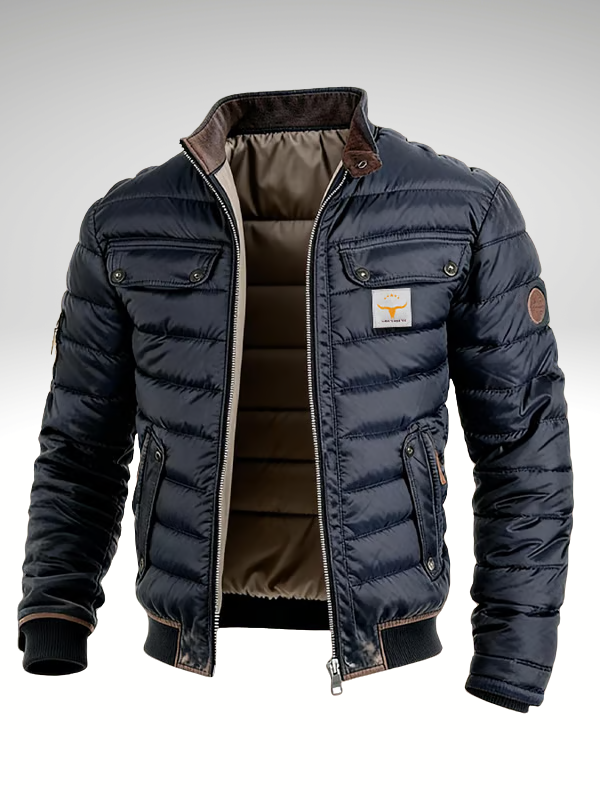 Ciriaco | Chaqueta Acolchada con Cremallera y Cuello Alto - 1