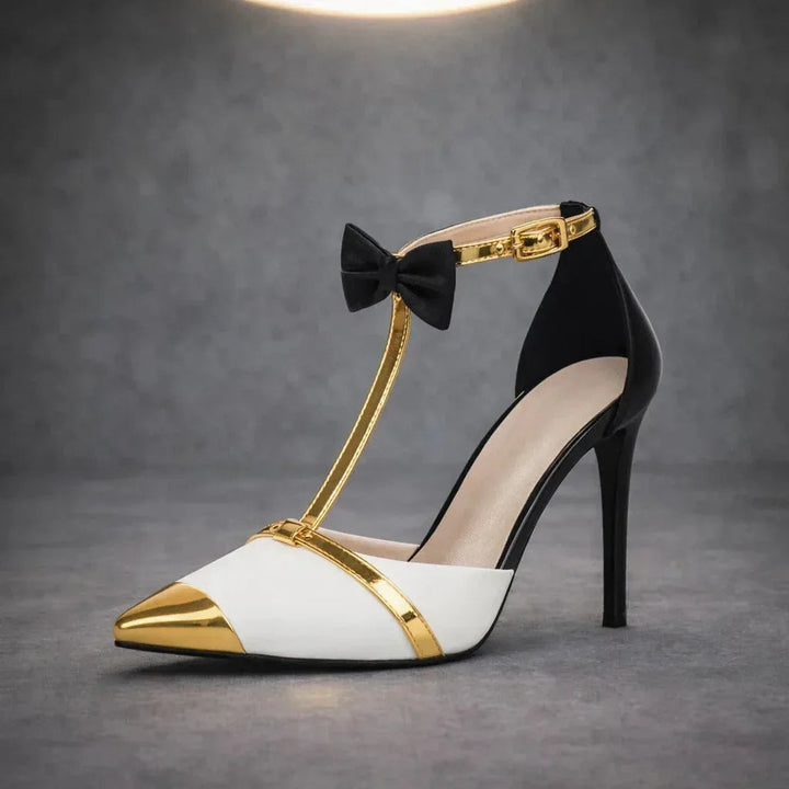 Clemencia | Stilettos con Lazo y Pulsera al Tobillo - 8