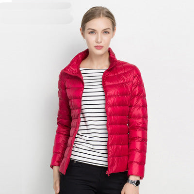 Columba | Chaqueta Acolchada Ligera Cortavientos - Rojo
