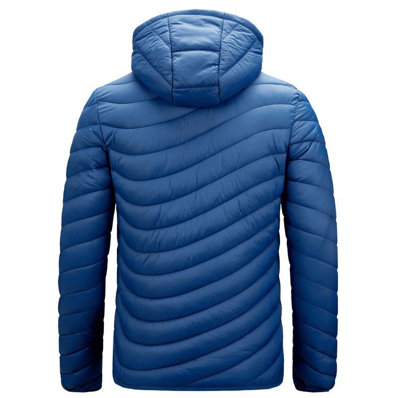 Crisanto | Chaqueta Acolchada Ligera Aspecto Piel con Capucha - 2