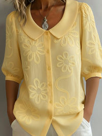 Victoria | Blusa ligera floral elegancia natural
