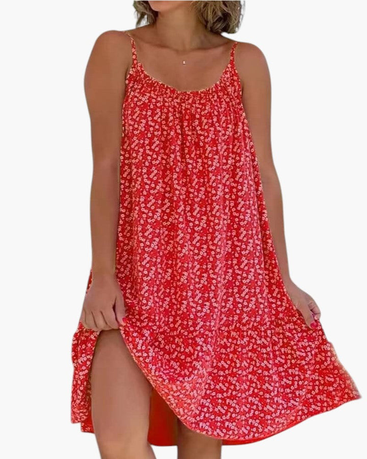 Laura | Vestido ligero con estampado delicado para un verano sin esfuerzo