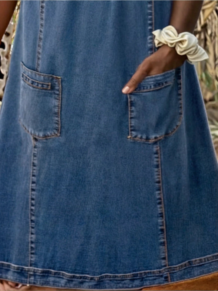 Silvia | Vestido de Denim Suave