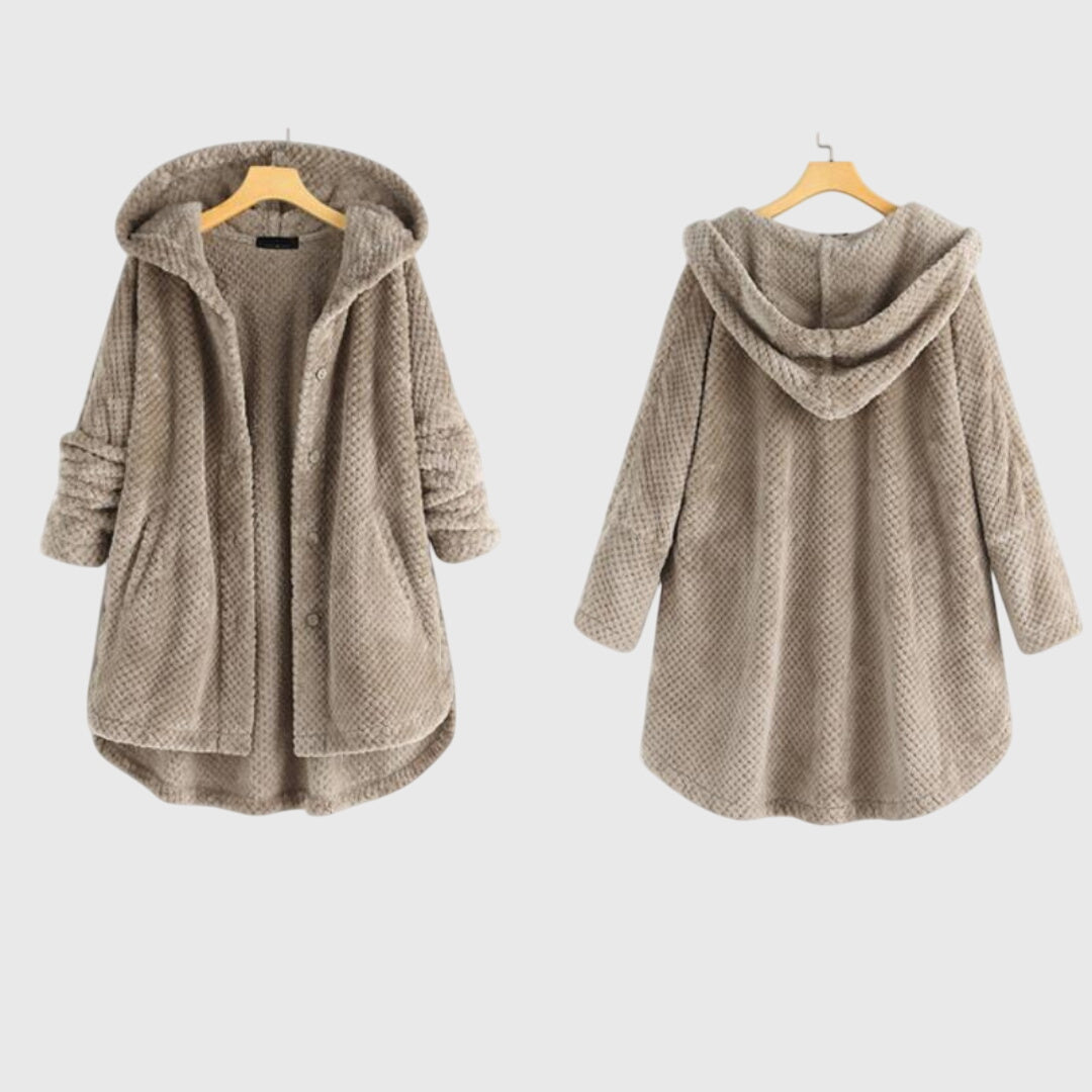 Anselma | Chaqueta Polar con Capucha