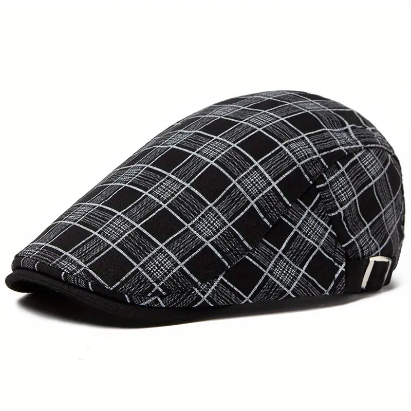 Diego|  Gorro vintage a Cuadros Ajustable