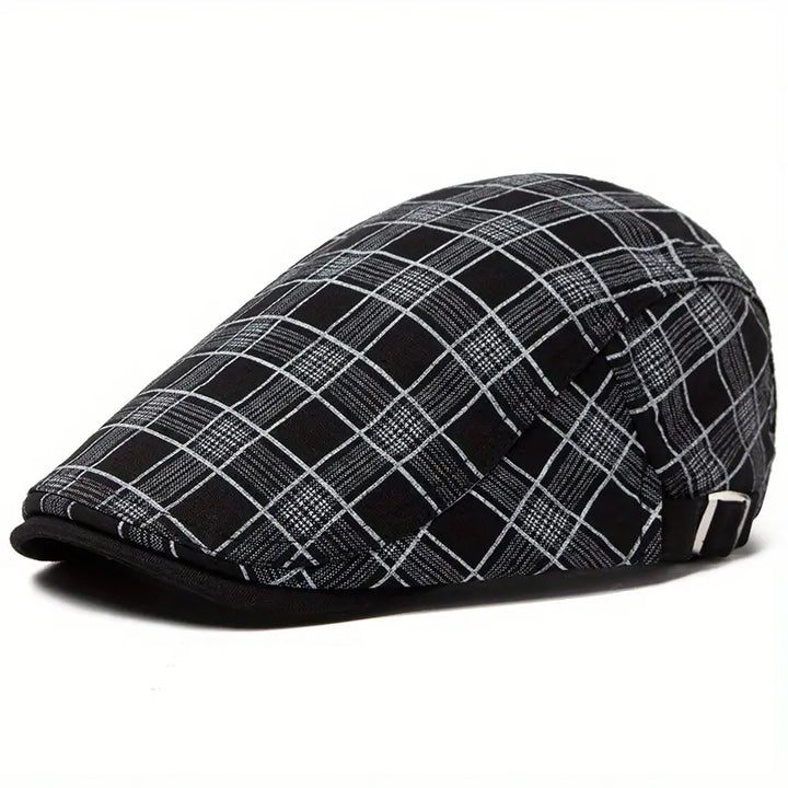 Diego|  Gorro vintage a Cuadros Ajustable