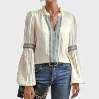 Carmen | Blusa vintage con cuello en V