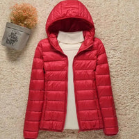 Donata | Chaqueta Acolchada Ligera Entallada con Capucha